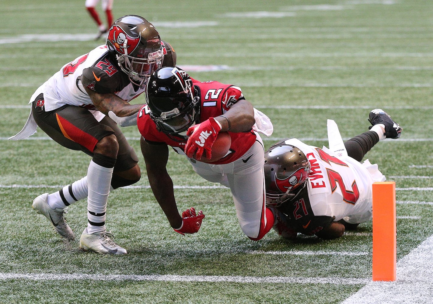 Falcons host Buccaneers under open roof