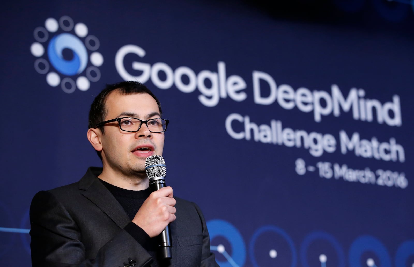 FILE - Google DeepMind CEO Demis Hassabis answers a reporter's question during a press conference in Seoul, South Korea, Tuesday, March 15, 2016. (AP Photo/Lee Jin-man, File)