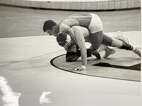 Georgia Tech wrestling's Jim Pond, the program's sole All-American.