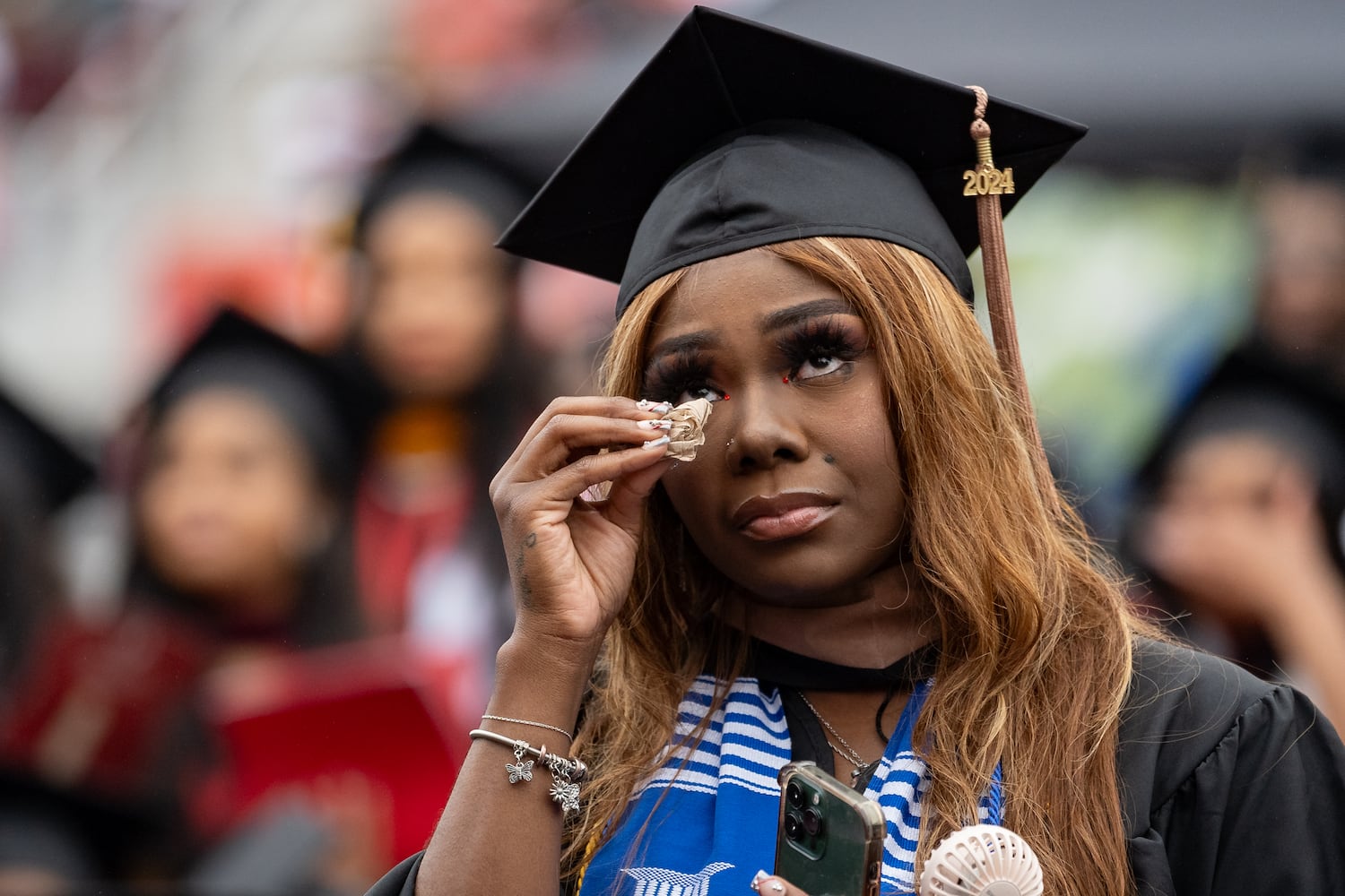 Graduates, faculty and family gather for the Clark Atlanta University 35th annual commencement convocation.