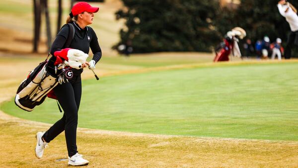 Georgia golfer Candice Mahe' during the Liz Murphey Collegiate Classic Sunday, March 21, 2021 at the UGA Golf Course in Athens. (Tony Walsh/UGA)