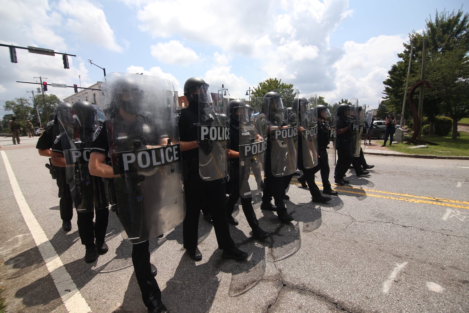 Stone mountain protest