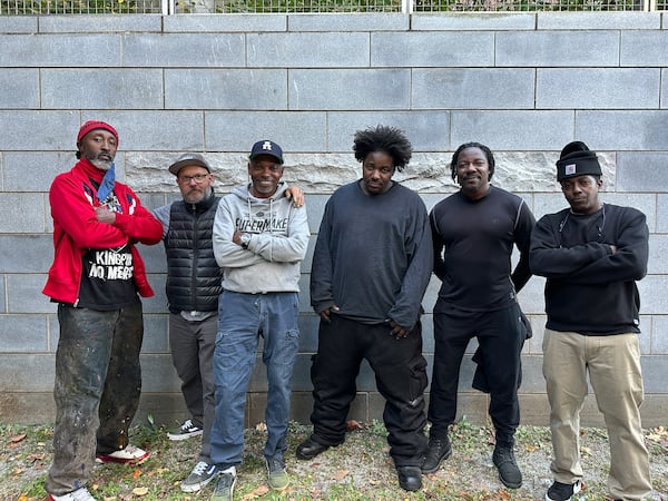 The members of the United Kings crew are Fernando "ESKEME2" Alexander (from left), Rodney "RAD1" Wills, Mark "KRAM" Wallace, Dwayne "Just One" Devoe, Hackwin "ESKAN" Devoe and Dexter "DEQUE" Gilmore.
Courtesy of Sigele WInbush 