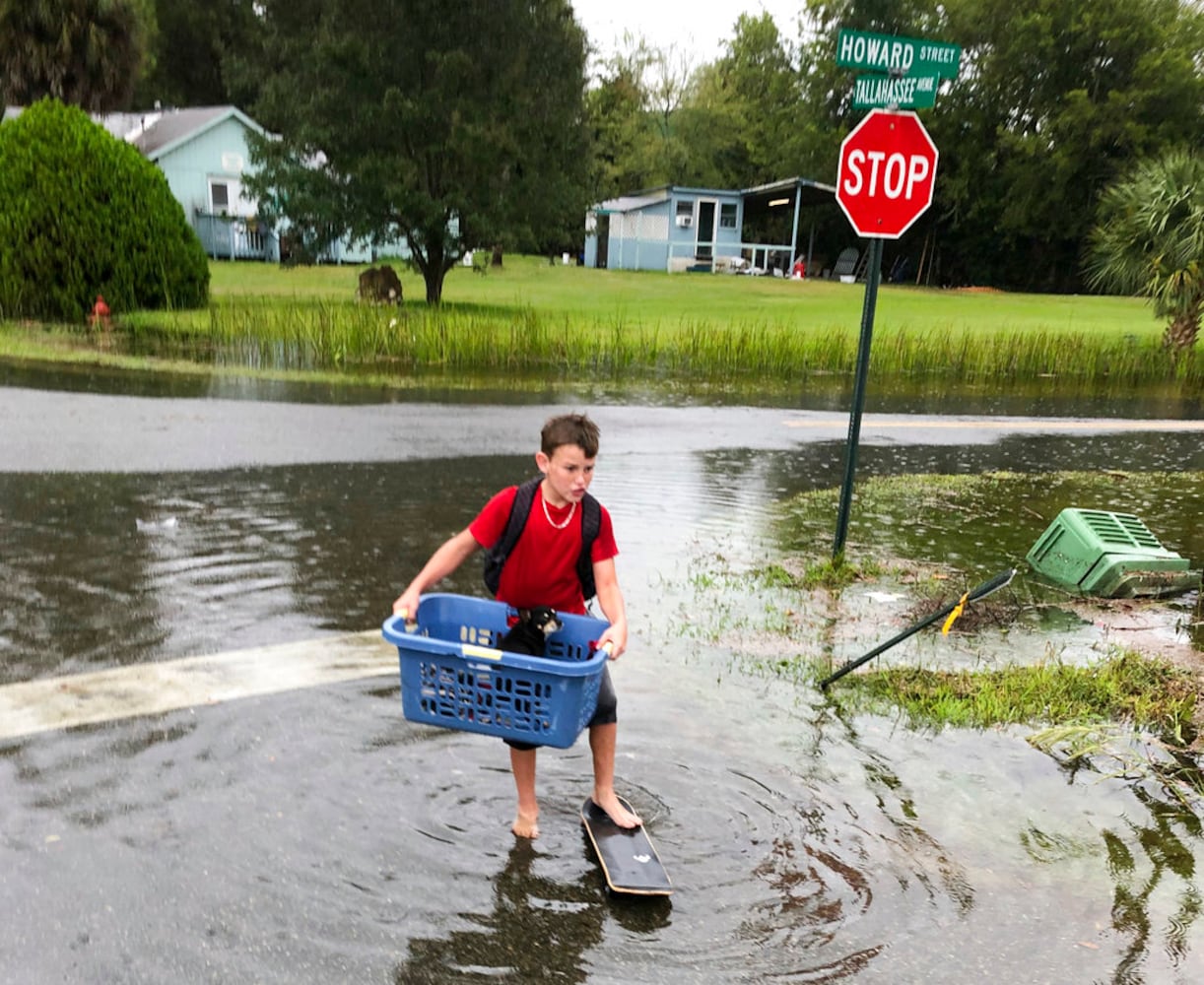 Photos: Florida Panhandle battens down for Hurricane Michael