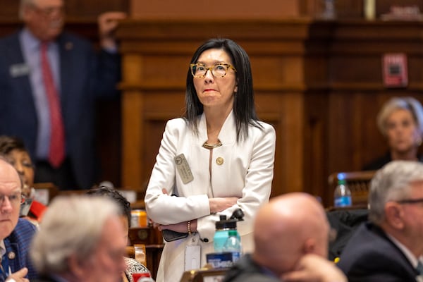 State Rep. Michelle Au, D-Johns Creek, said there's "substantial middle ground" in the General Assembly on gun safety. "I don’t know why we tend to ignore the parts where we agree," she said. "And we all agree we want to keep our kids safer in schools.” (Arvin Temkar / arvin.temkar@ajc.com)