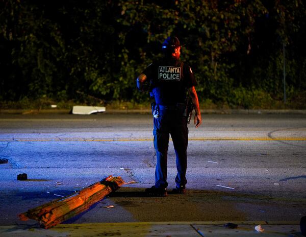 Police are investigating after two people were struck by a vehicle Saturday night in southwest Atlanta.