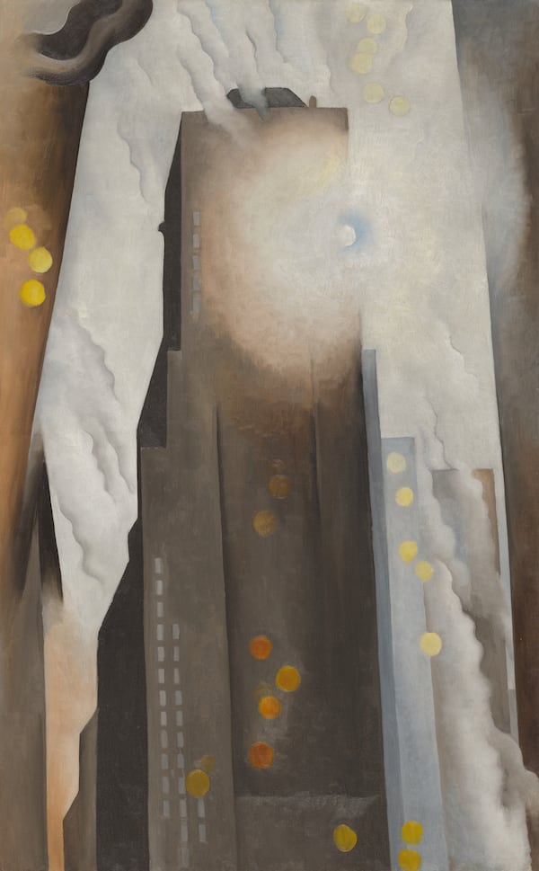 Georgia O'Keeffe, "The Shelton with Sunspots, N.Y.," 1926. (Courtesy of the Georgia O'Keeffe Museum)