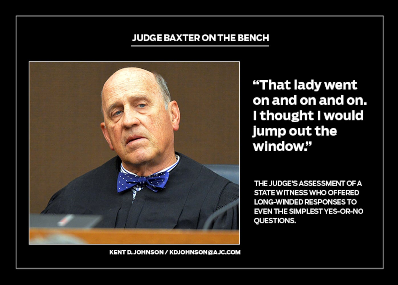 Judge Baxter on the bench