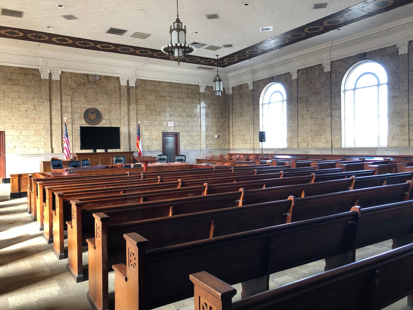 Carroll County courtroom