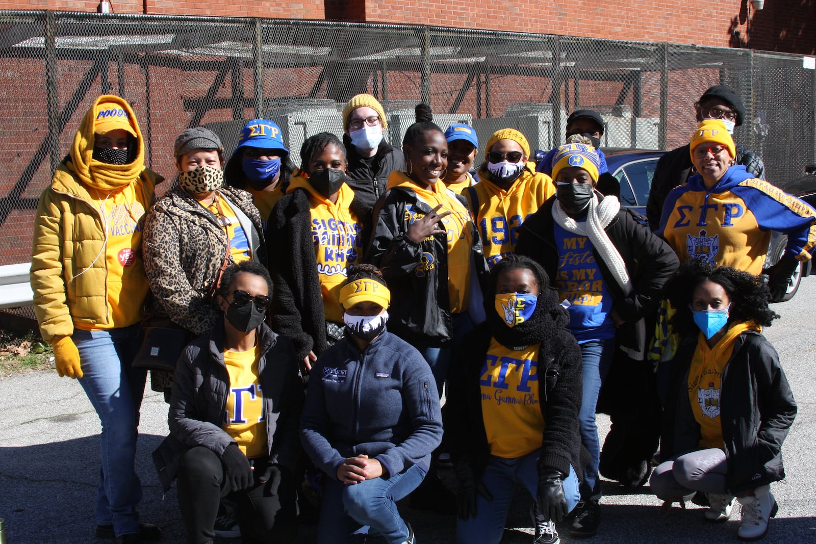 Sigma Gamma Rho Covid-19 Drive-Thru Event. Feb. 19, 2022