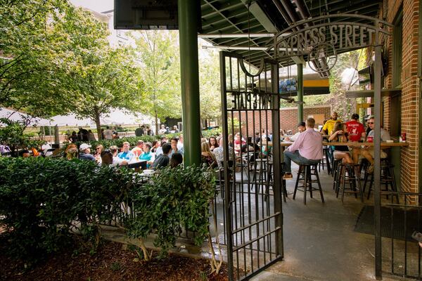 Thirsty for a cold brew? Check out Cypress Street Pint & Plate on West Peachtree Street, where you can relax on the patio. Photo by Tomas Espinoza.