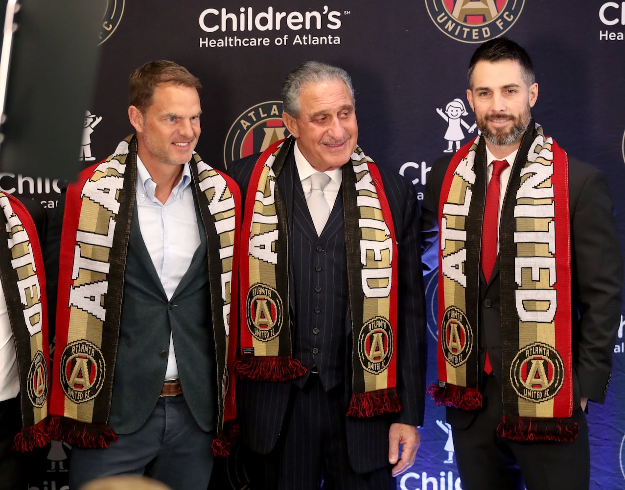 Photos: Atlanta United introduces new manager Frank de Boer