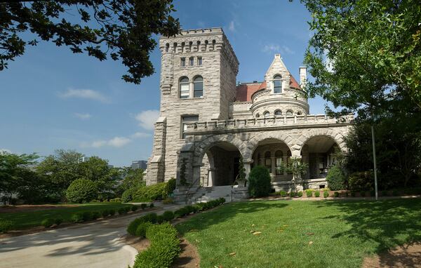 Rhodes Hall is a 1904 Romanesque Revival mansion built for Amos Giles Rhodes of Rhodes Furniture. Today it is the home of the Georgia Trust for Historic Preservation. 
Courtesy of the Georgia Trust for Historic Preservation.