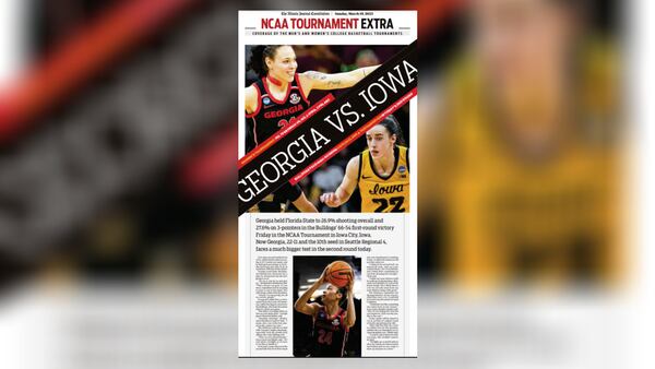 The Atlanta Journal-Constitution ePaper on Sunday, March 19, 2023, includes a 12-page NCAA Tournament Extra.