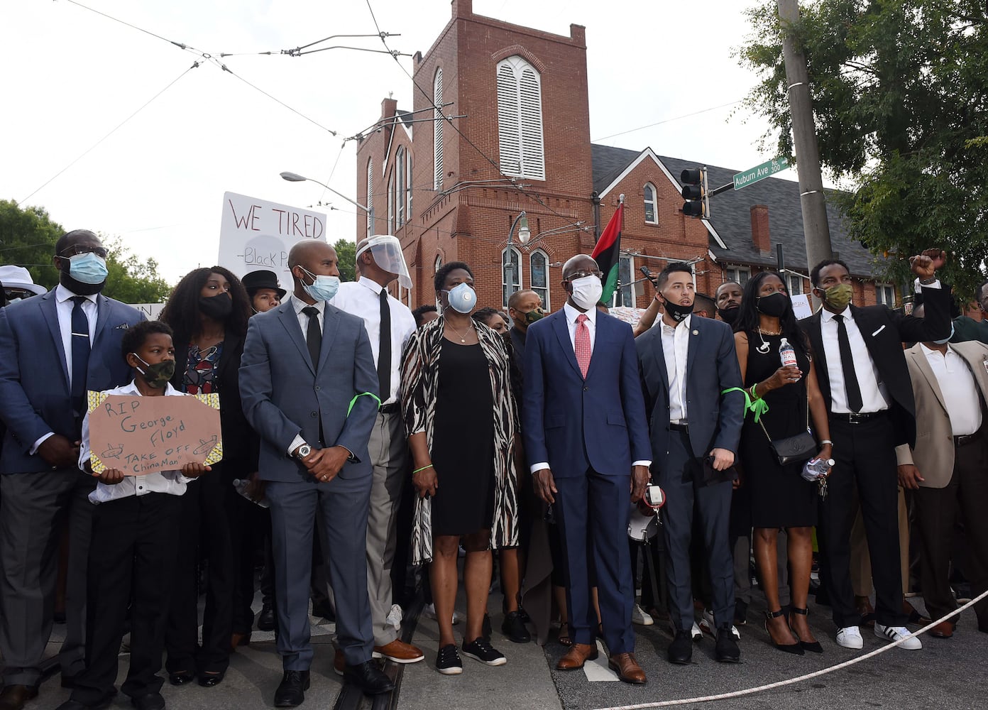 PHOTOS: Protesters gather across metro Atlanta