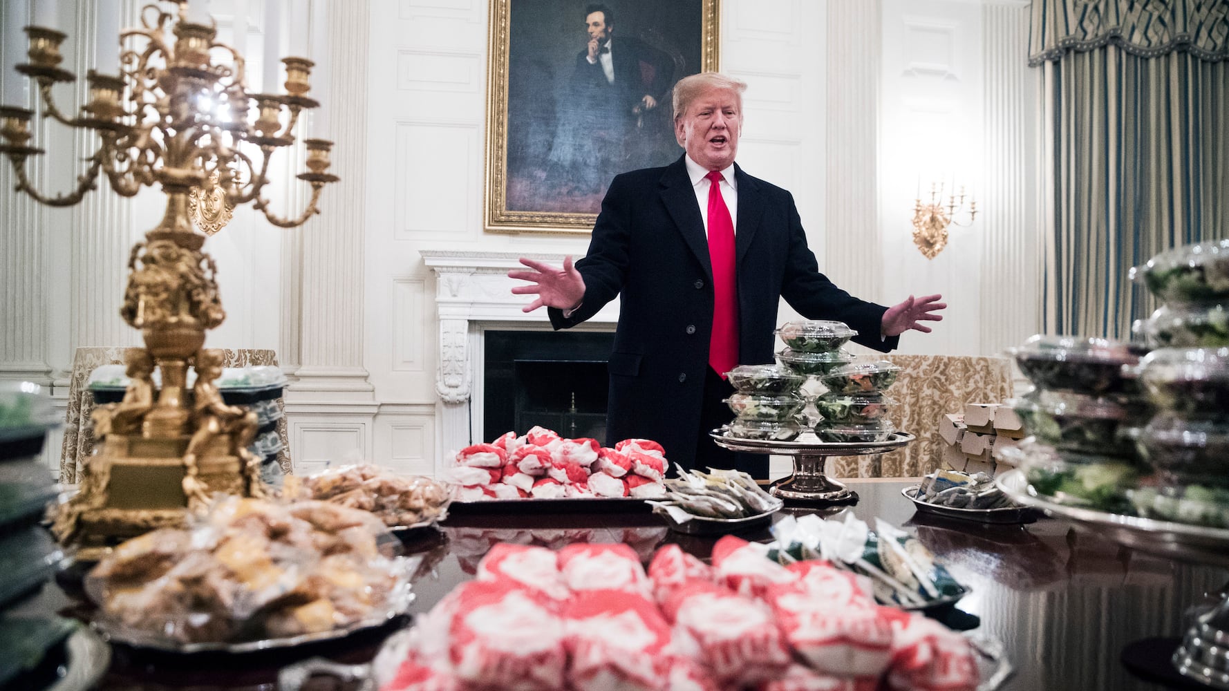 President Trump welcomes Clemson to White House