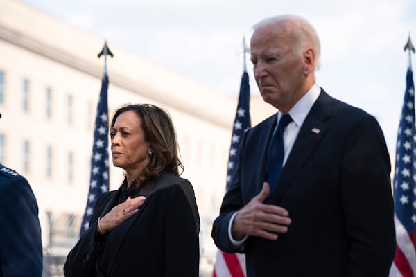 President Joe Biden and Vice President Kamala Harris will be at Arlington National Cemetery in Virginia today.