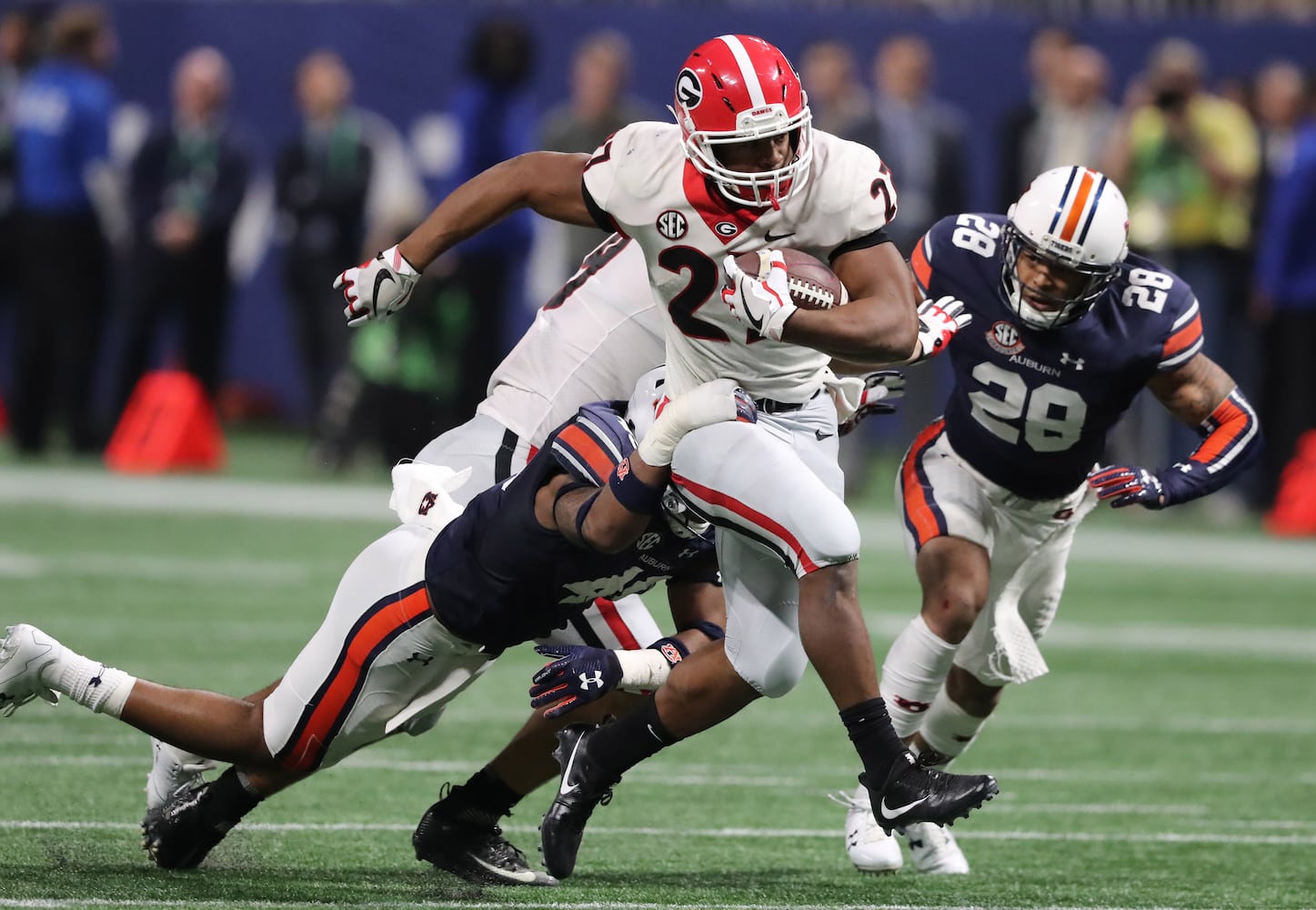 Photos: Georgia handles Auburn in rematch, wins SEC title