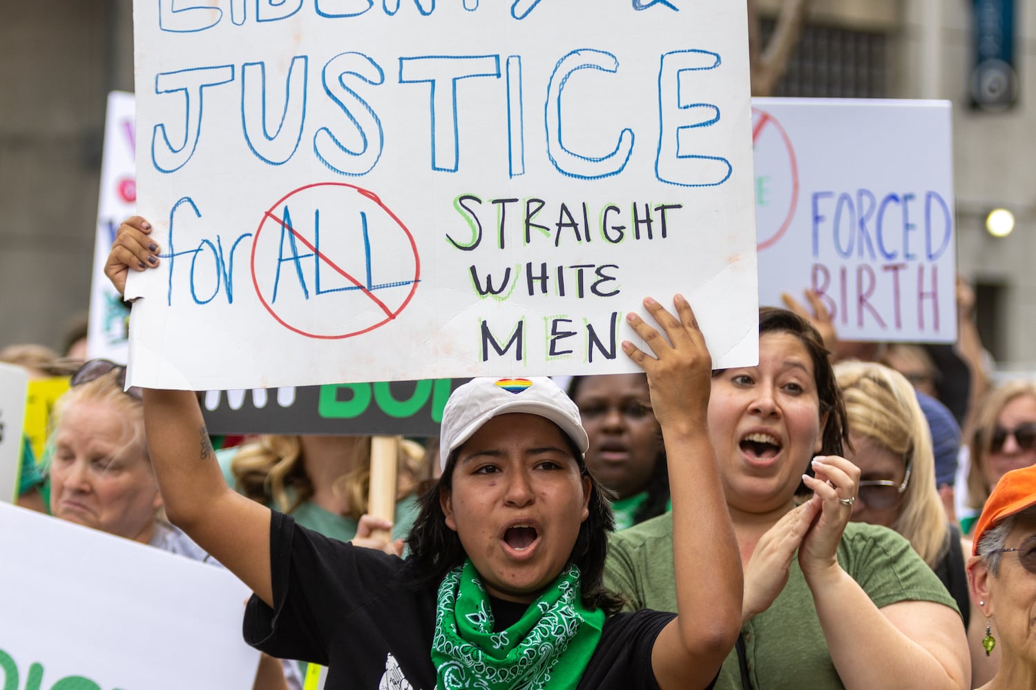 Abortion rights activists protester