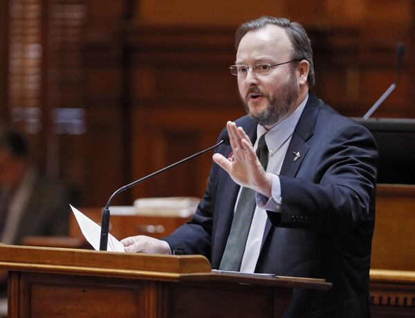 Former Republican state Rep. Scot Turner is a plaintiff in a lawsuit aiming to block new election certification rules that supporters of former President Donald Trump on the State Election Board recently approved. (Bob Andres/AJC)