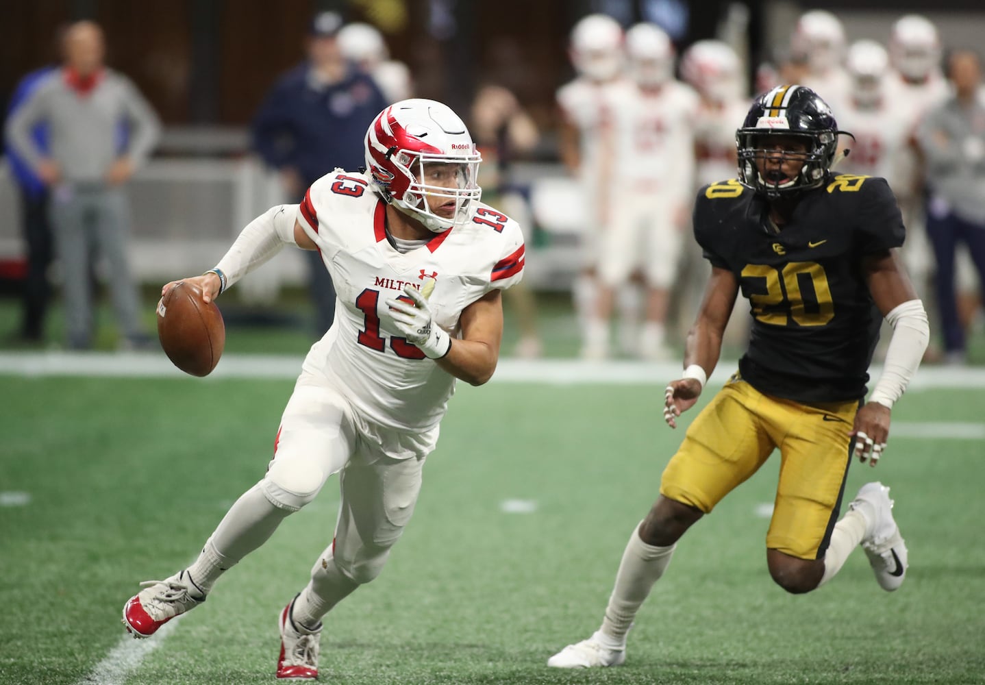 Photos: Day 2 of HS state title games at Mercedes-Benz Stadium