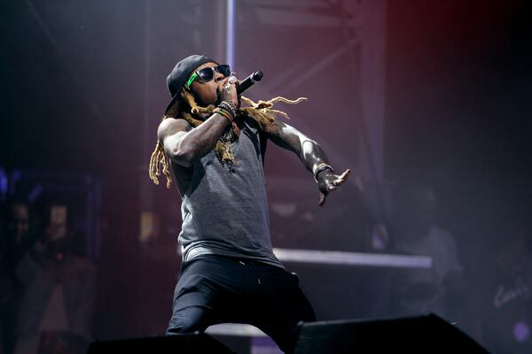 Lil Wayne, clearly not retired at Music Midtown! ((Akili-Casundria Ramsess/Special to the AJC)