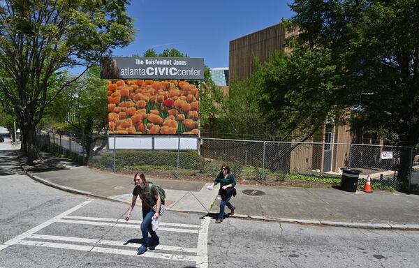 April 15, 2022 Atlanta - Exterior of Atlanta Civic Center on Friday, April 15, 2022. (Hyosub Shin / Hyosub.Shin@ajc.com)