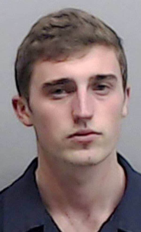 Ben Holm, 21, was sentenced to 20 years, including 10 to serve in prison, after pleading guilty to rape charges. (Photo: Fulton County Sheriff’s Office)