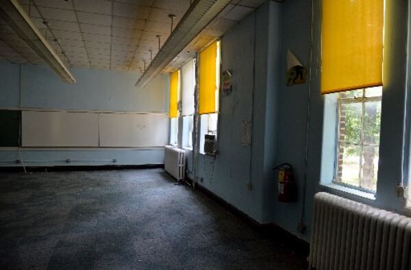 A classroom that will be converted into one of XX to XX artist studios. KENT D. JOHNSON/KDJOHNSON@AJC.COM