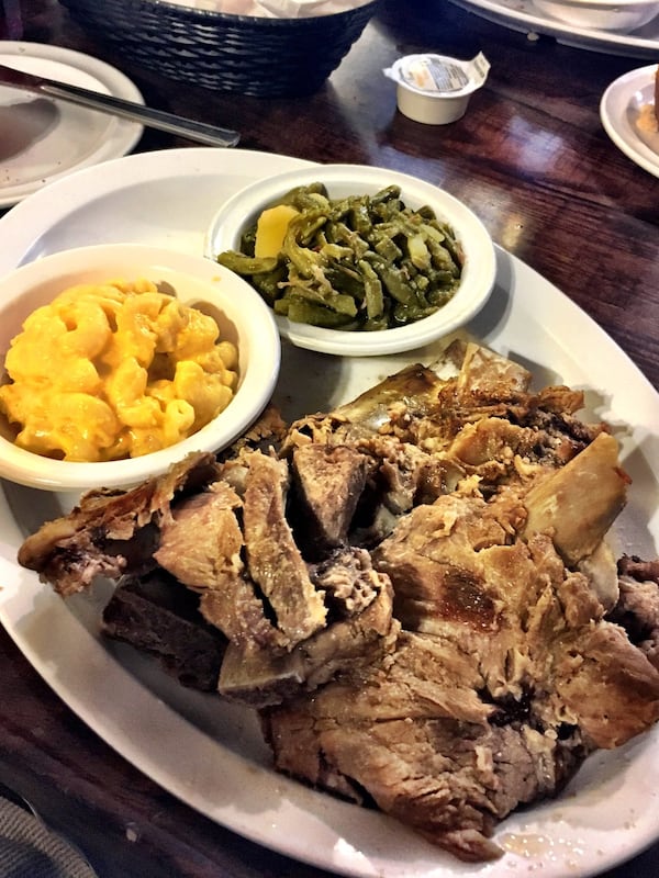 Tender, fall-apart pork neck bones are served only on Tuesdays at Busy Bee Café. CONTRIBUTED BY WYATT WILLIAMS