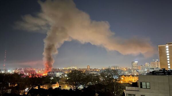 Krispy Kreme on Ponce de Leon Avenue burned overnight Wednesday, much to the dismay of those in Midtown.