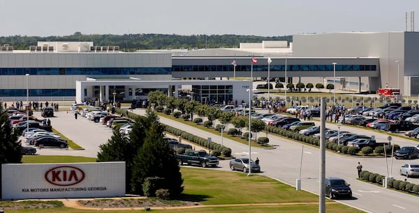 Kia began producing vehicles in West Point, Ga. in 2009. (Todd J. Van Emst/Opelika-Auburn News via AP)