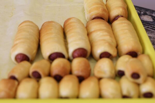 The kolaches at Marietta Donuts in east Cobb are very good. A kolache is a Texas-style piggy-in-a-blanket with an Eastern European name. CONTRIBUTED BY LIA PICARD