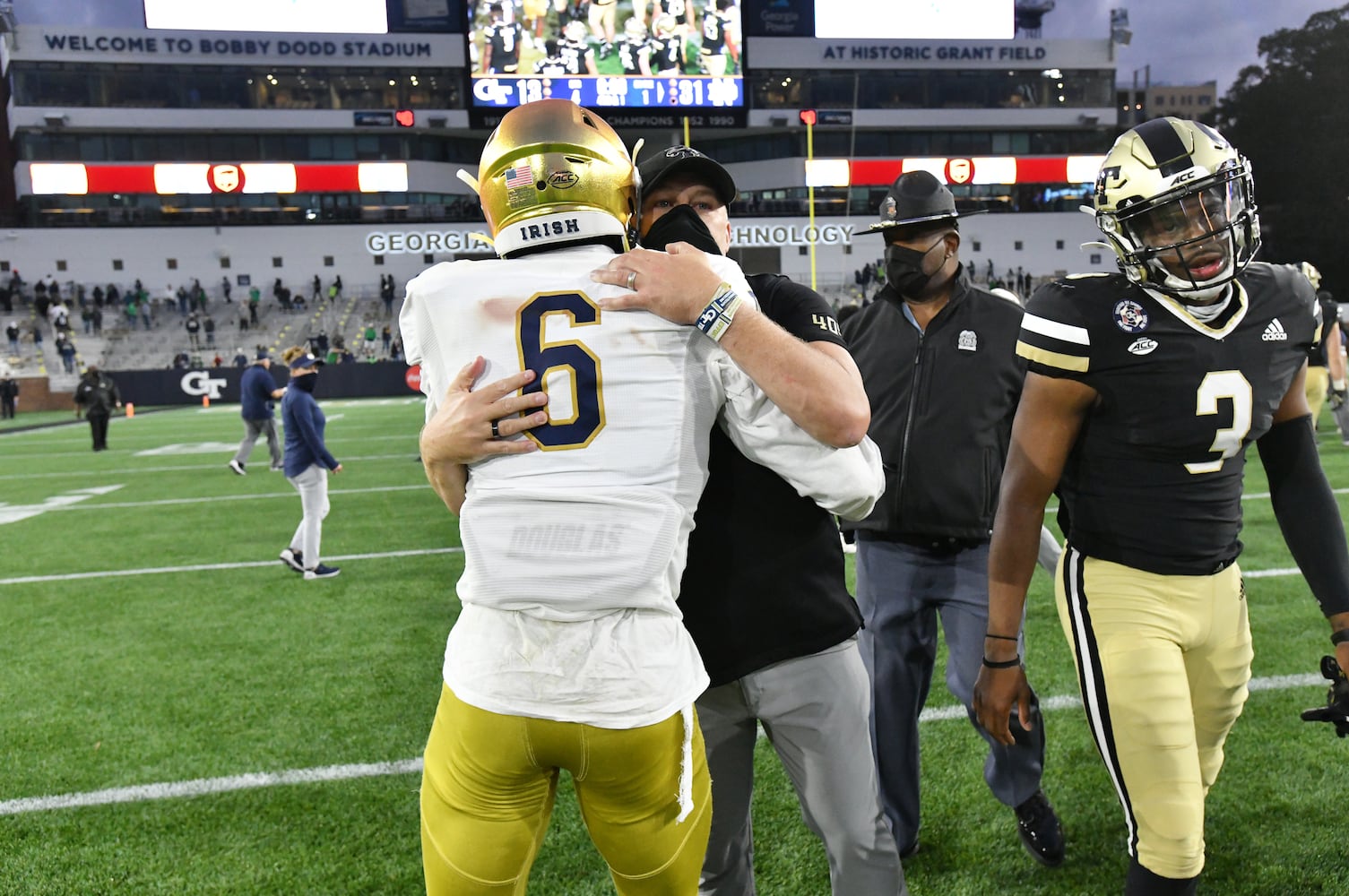 Georgia Tech vs Notre Dame game