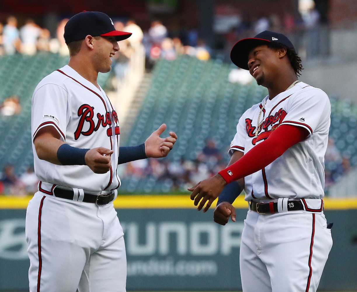 Photos: Braves’ Austin Riley crushes home run in his first game