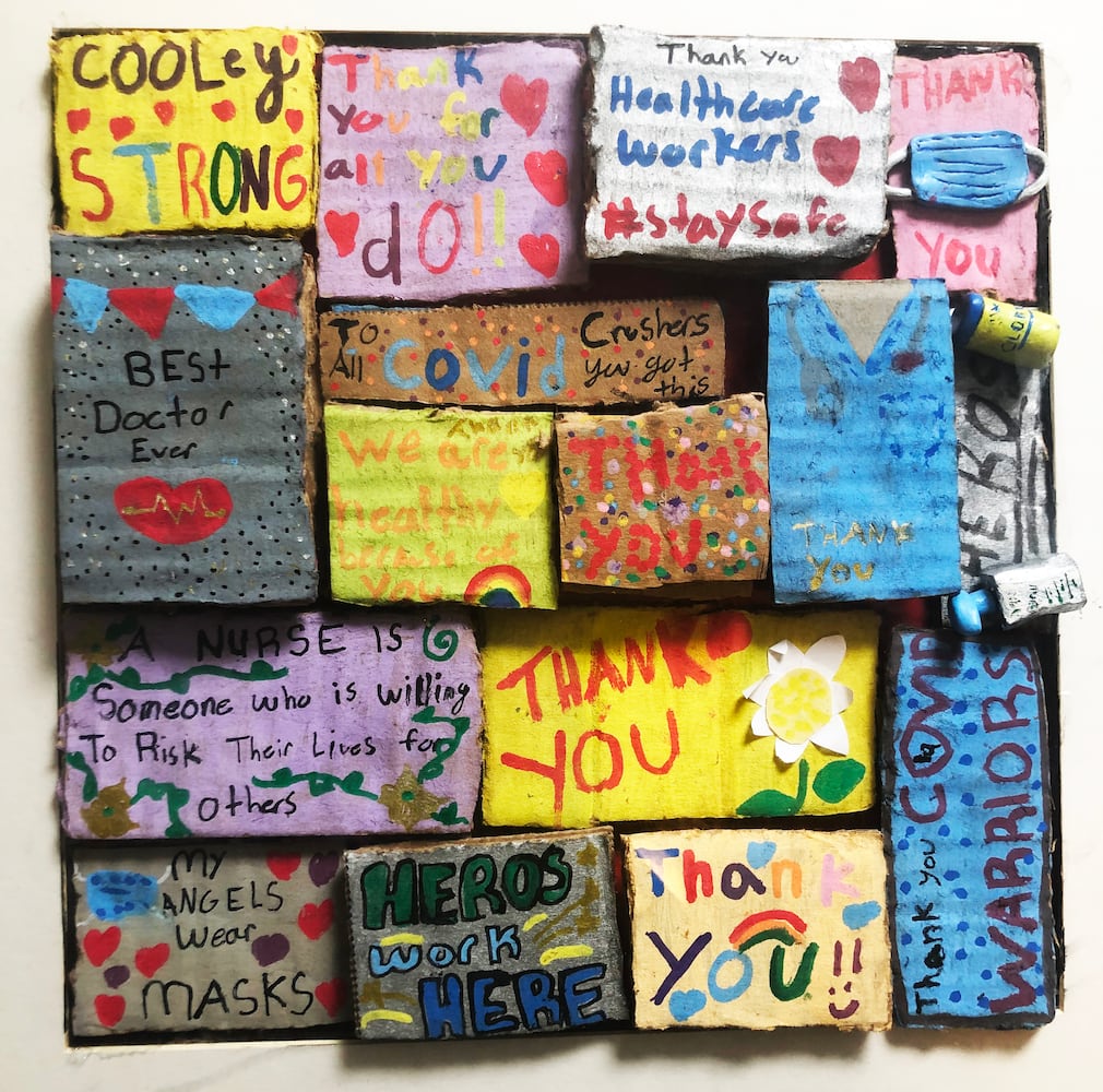 Art from the Heart: Kids thank front-line health care workers