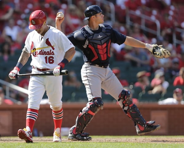 Catcher Anthony Recker is making the most of his playing time with the Braves while Tyler Flowers has been on the disabled list. (AP photo)