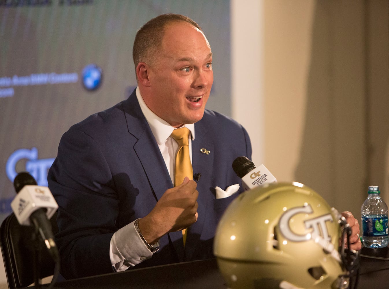 Photos: Georgia Tech welcomes new coach Geoff Collins