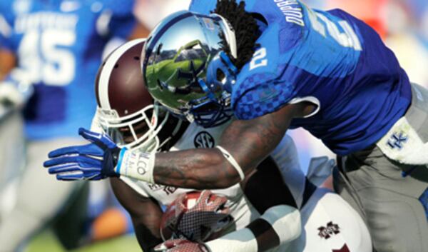 Bud Dupree is UK’s first defensive lineman to be named AP first team All-SEC since Corey Peters in 2009 (UK Athletics Photo)