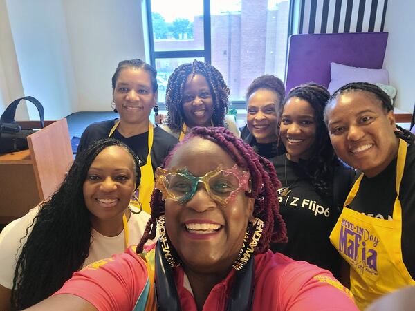 The Move-In Day Mafia, an organization directed by TeeJ Mercer, assists HBCU students with their transitions to college, from moving into dorm rooms to fulfilling lists of wants and needs. Courtesy of TeeJ Mercer