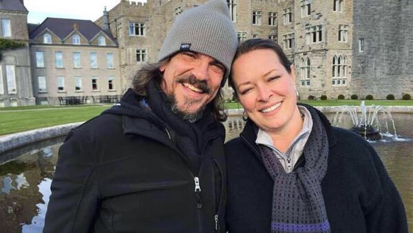 This undated photo provided by Clint Payne shows his sister, Melissa, and her husband, Kurt Cochran. A statement from the Mormon church issued Thursday, March 23, 2017, on behalf of relatives said Kurt Cochran was among those killed in the London attack Wednesday and Melissa was seriously injured. (Courtesy of Clint Payne via AP)