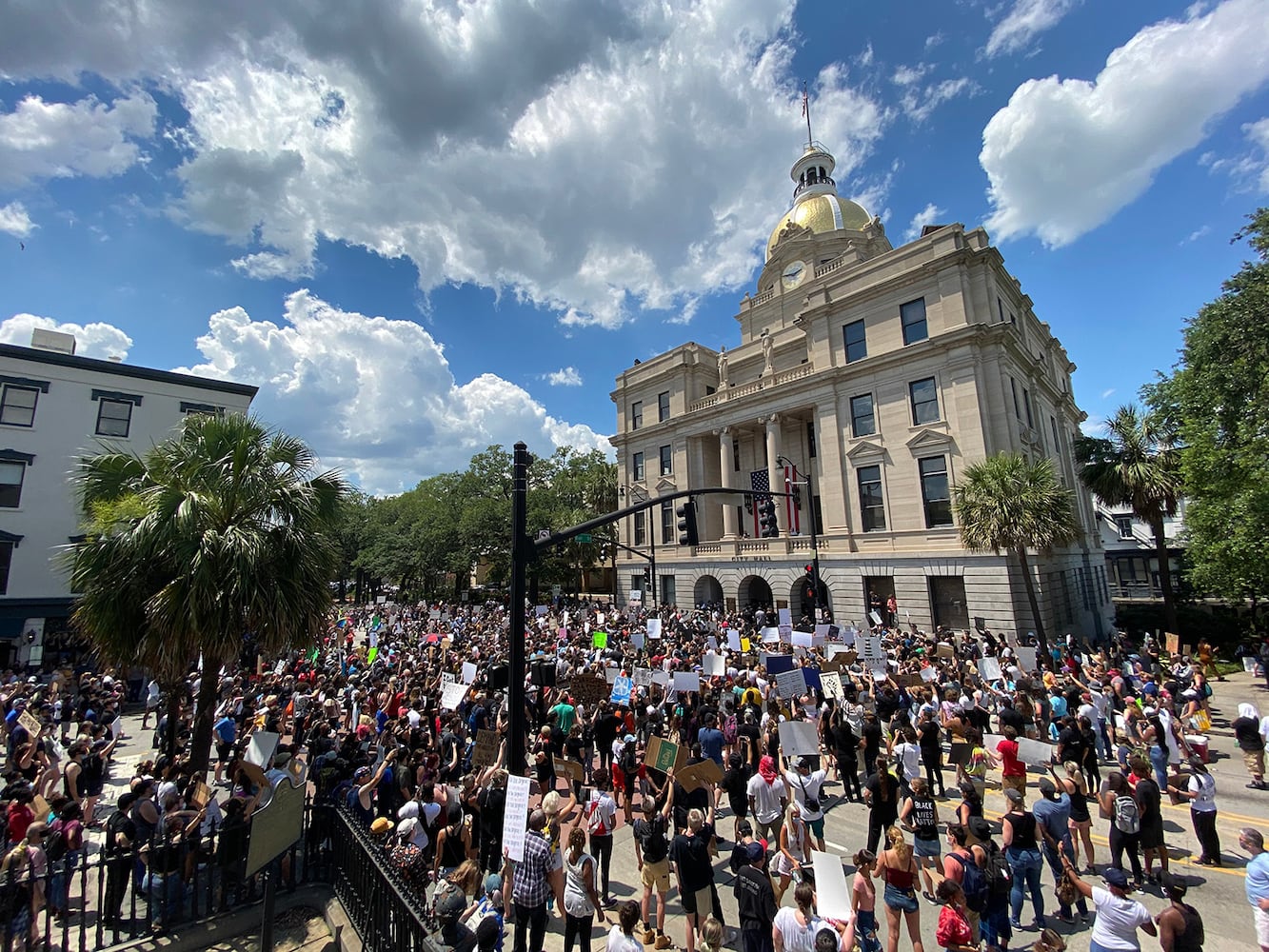 Photos: The protests in Savannah