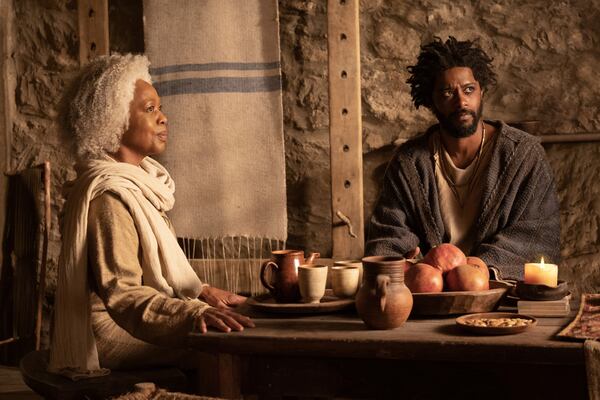 Alfre Woodard and LaKeith Stanfield in "The Book of Clarence," out January 12, 2024 in theaters. Legendary Entertainment