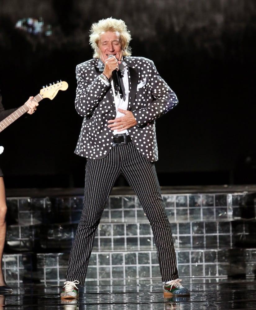 The legendary Rod Stewart energized a sold out crowd at Ameris Bank Amphitheatre on Wednesday, August 31, 2022 with Cheap Trick as the opening act.
Robb Cohen for the Atlanta Journal-Constitution