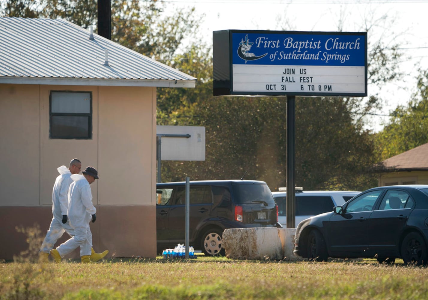 Photos: Dozens dead, wounded in Texas church shooting