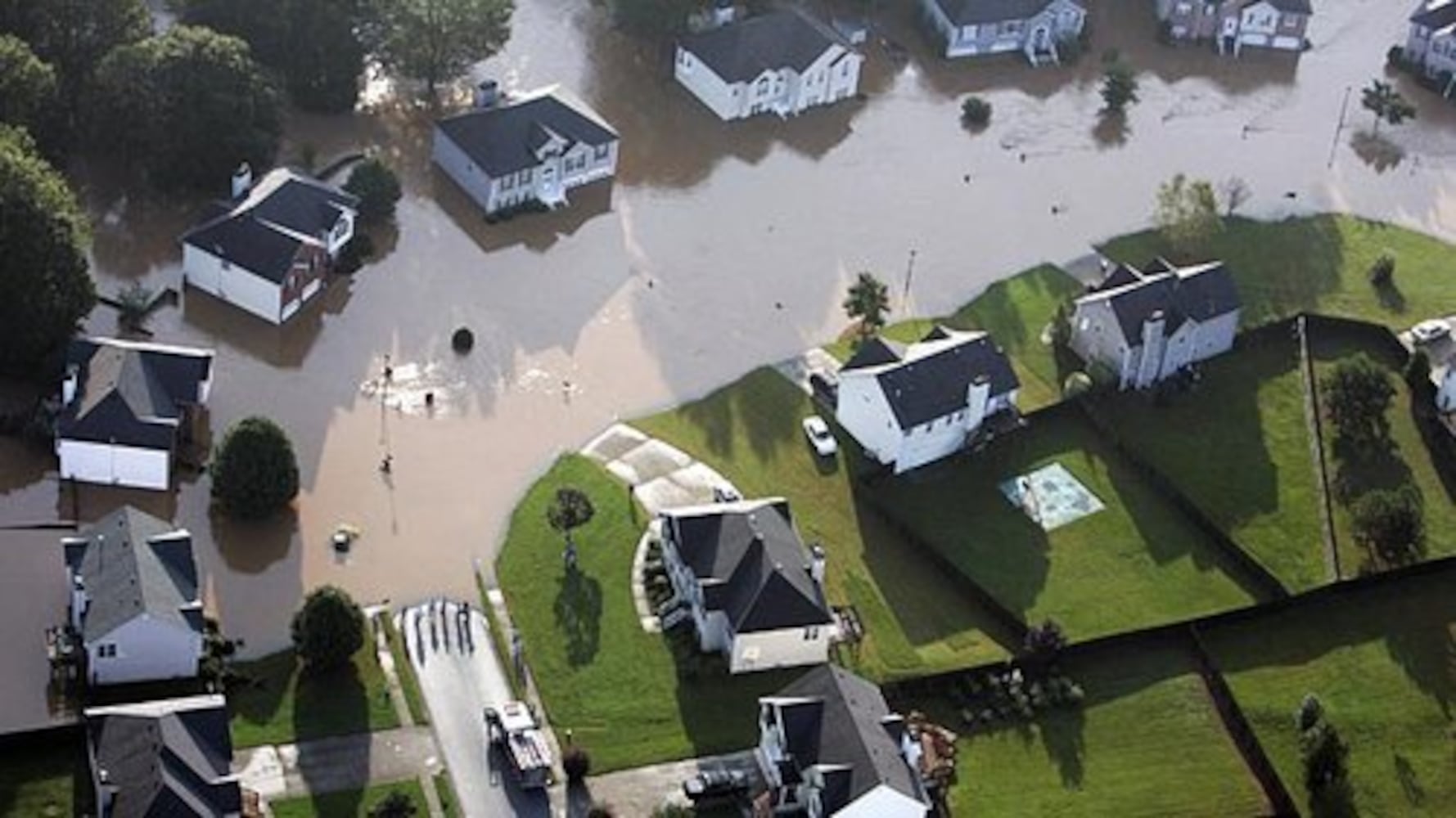 Atlanta flooding: Aerial photos