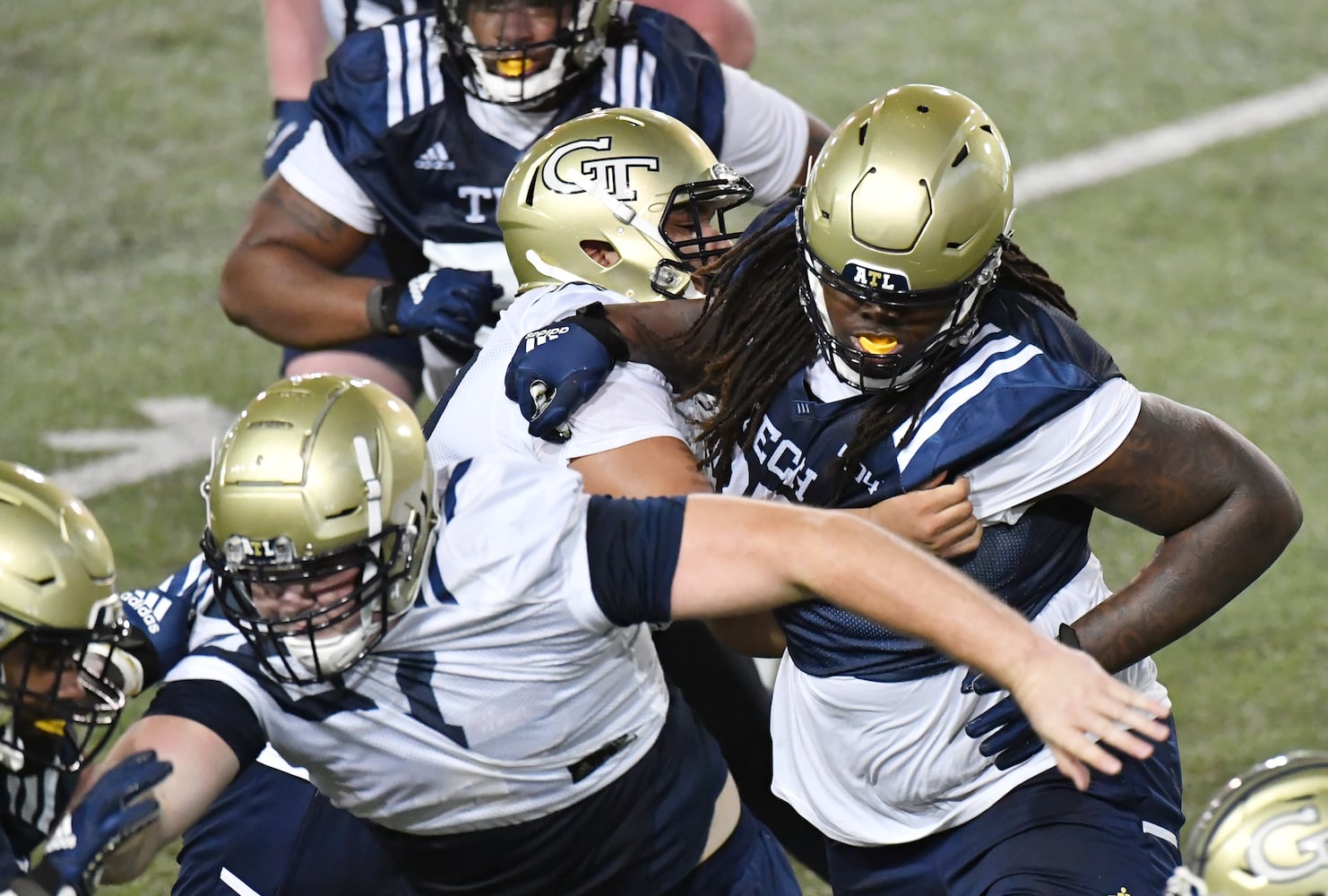 Georgia Tech football practice photo