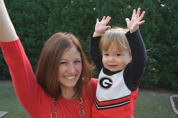 The late Angela Krause, left, shown here with her daughter Ava, is the namesake for a planned tennis complex in Roswell. The planned Angela Krause Tennis, Pickleball and Fitness Center at Big Creek Park is expected to include 135 tennis courts, of which 80 will be clay courts. Backers say it will be the largest clay court tennis complex in the nation. SPECIAL