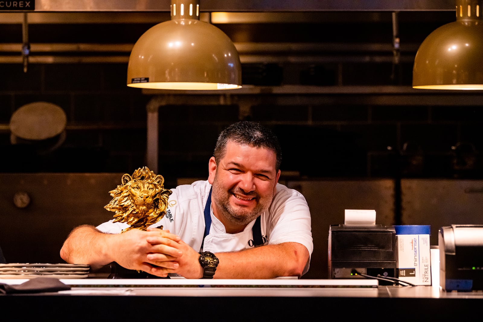 Chef Julio Delgado of Fogon and Lions in Alpharetta. (Courtesy of Lauren Hubbard / Fogon and Lions)