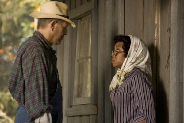 Tichina Arnold stars as Lena Baker in the movie "The Lena Baker Story," with Peter Coyote, who played a character based on Ernest B. Knight. (Courtesy) 